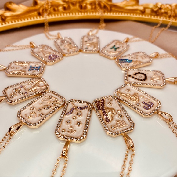 Zodiac Pendant Dainty Necklace - Picture 6 of 8